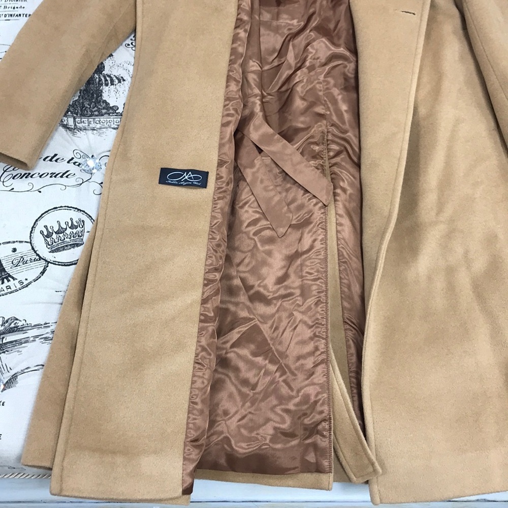 🎁 Women's HiSO Alpaca Blend Wrap Coat - Picture 6 of 10